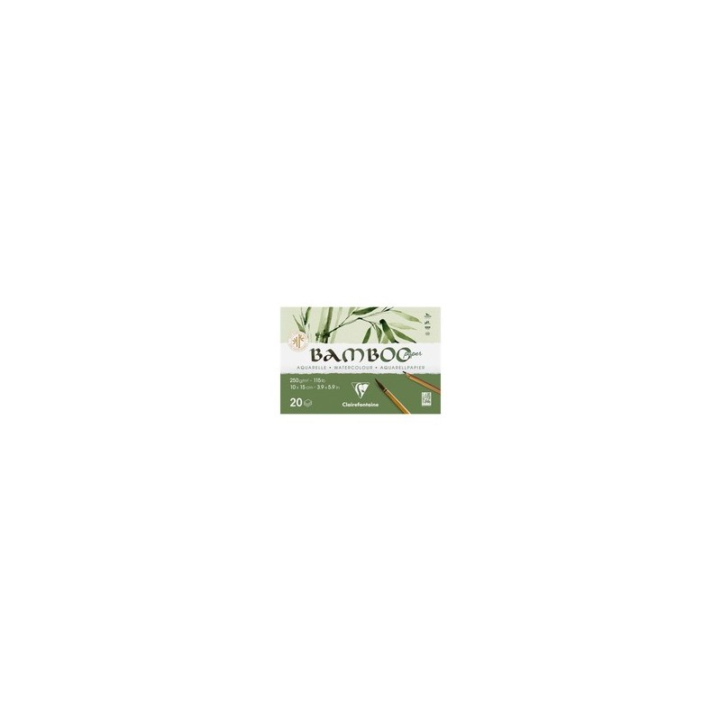 BAMBOO PAPER BLOCCO COLLATO 10*15250G 20 FOGLI PER TECNICHE UMIDE
