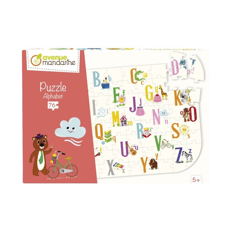 PUZZLE ALFABETICO MULTICOLORE