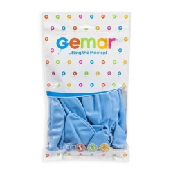 PALLONCINO 19'' CELESTE BABY 072 GEMAR 25PZ