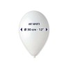PALLONCINO 12'' G110 BIANCO 001 GEMAR 100PZ