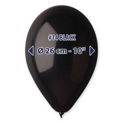 PALLONCINO 10'' G90 NERO 014 GEMAR 100PZ