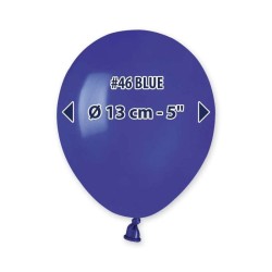 PALLONCINO 5'' A50 BLU 046 GEMAR 100PZ