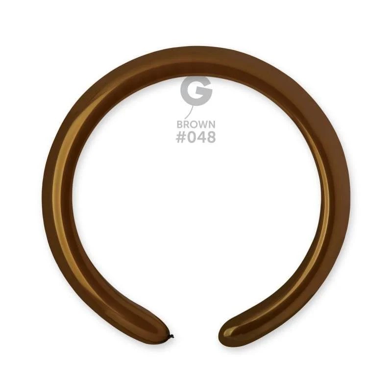 PALLONCINO 2'' MODELLABILE D4 MARRONE 048 GEMAR 100PZ