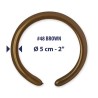 PALLONCINO 2'' MODELLABILE D4 MARRONE 048 GEMAR 100PZ