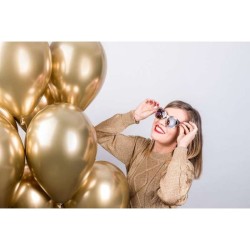 PALLONCINO 13'' GB120 SHINY GOLD 088 GEMAR 50PZ
