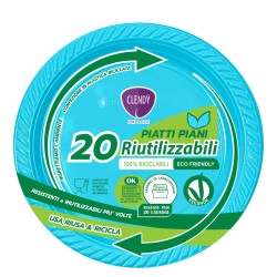 PIATTI PIANI RIUTILIZZABILI...