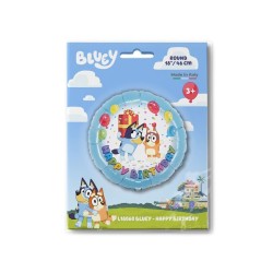 PALLONCINO 18" MYLAR HAPPY BIRTHDAY BLUEY