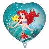 PALLONCINO 18"  MYLAR CUORE SIRENETTA ARIEL